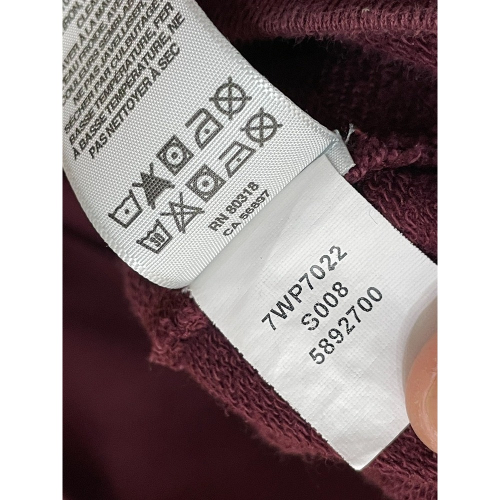 Lucky Brand Women's S Red Hoodie Cotton Full Zip Y2k Vintage Embroiderd Aztec - Picture 10 of 10